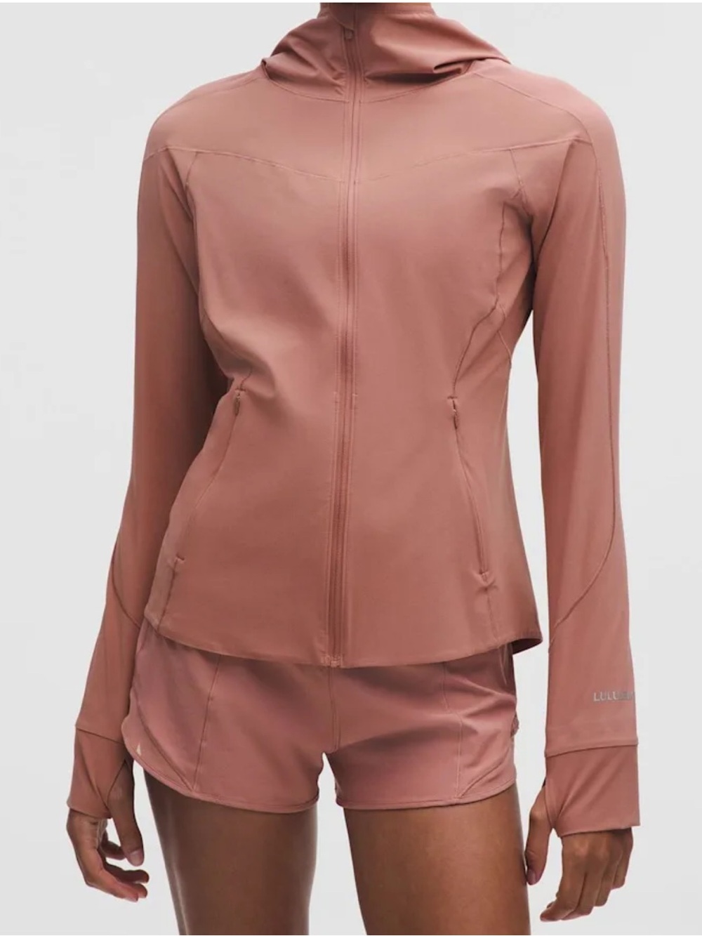 NTW Lululemon Mist Over Windbreaker Red Clay